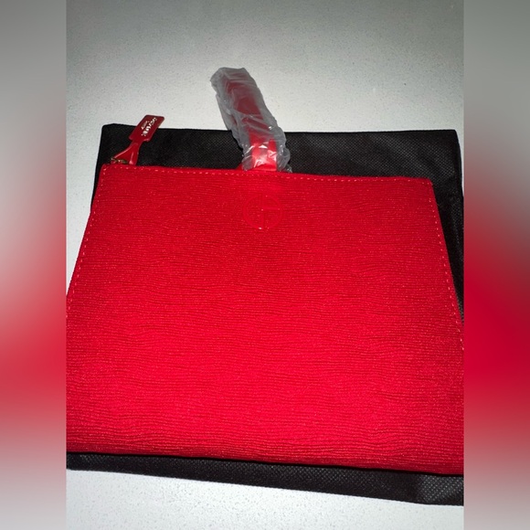 Armani 2pc. Full Size Prisma Glass Lip Gloss Set, Make-up Pouch, Eye Tint #44 - Picture 14 of 17